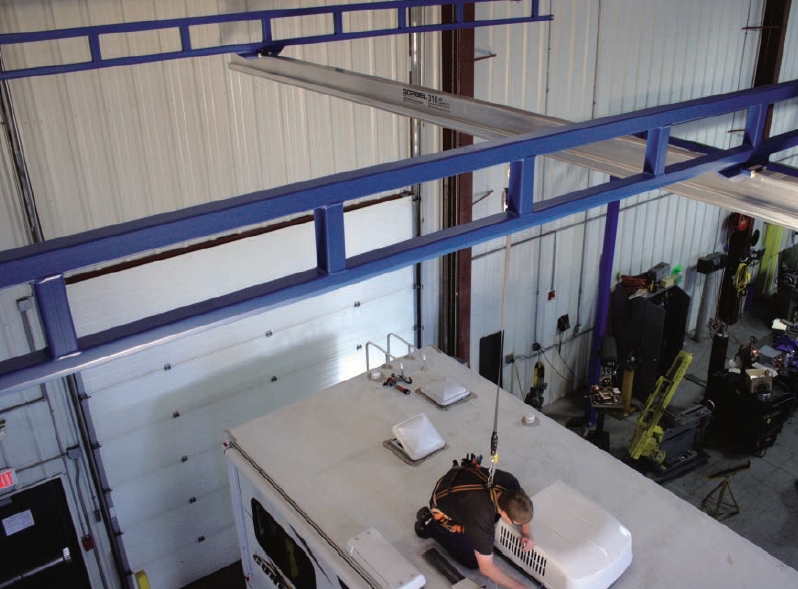 Tether Track Fall Arrest System